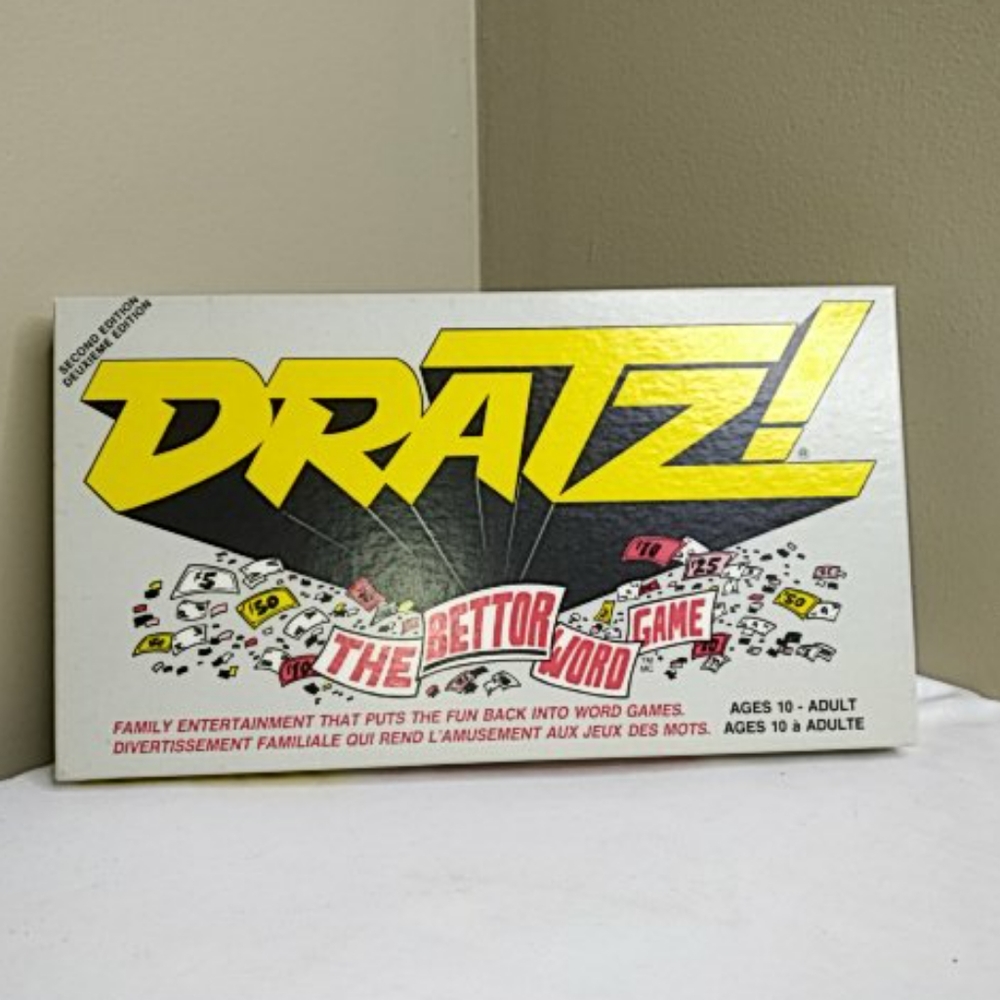 Vintage Board Game by Anglomar DRATZ 1987 The Better Word Game